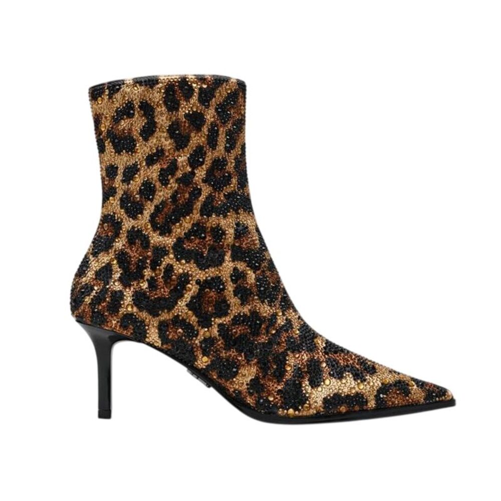 Steve Madden Womens/Ladies Leopard Pattern Ankle Boots / Leopard